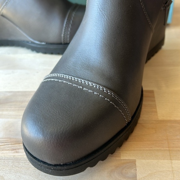 Khombu ankle‎ booties Daisy gray Womens size 10 - Picture 4 of 6